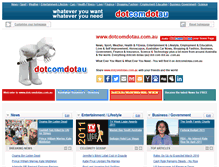 Tablet Screenshot of dotcomdotau.com.au